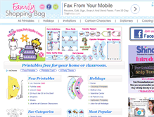 Tablet Screenshot of familyshoppingbag.com